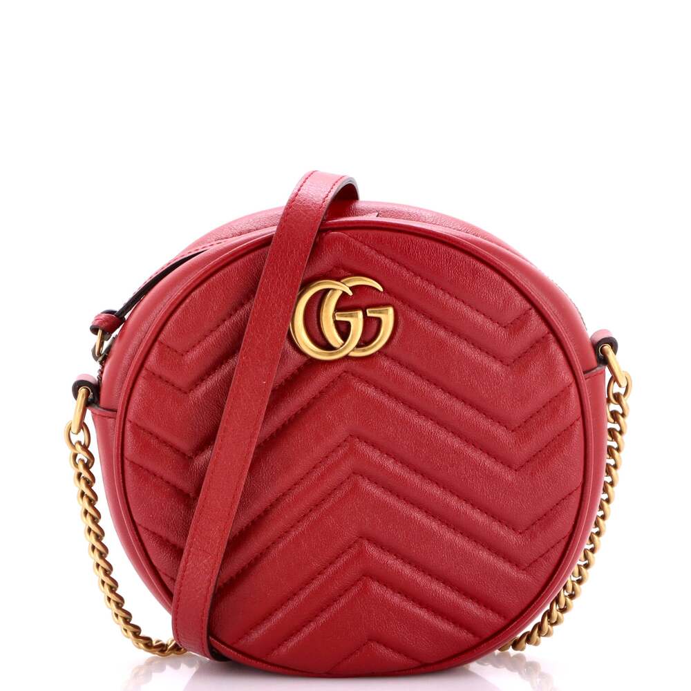Gucci Gg Marmont Round Shoulder Bag #331590G11B